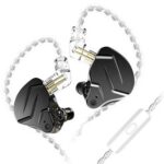 New KZ ZSN Pro X Metal Earphones 1BA+1DD Hybrid technology HiFi Bass Earbuds with Mic- Black
