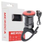 New MEROCA WR15 Smart Bike Tail Light Brake Sensing Bicycle Rear Flashlight with 500mAh Battery 7 Light Modes for Saddle