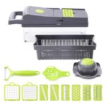 New Multi-Function Kitchen Dicing and Slicing Slicer Shredder Set 15 pcs
