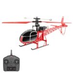 New Wltoys XK V915-A 2.4G 4CH RC Helicopter Altitude Hold Flybarless RTF – Three Batteries
