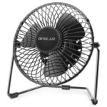 New 6.7-inch USB Desk Fan, Portable Mini Fan with Two Speed-Settings, Super Quiet, Metal Design, 360 Degree Up and Down