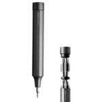 New HOTO P1  24 in 1 Pen Shape Screwdriver Sets, 24 Sizes Tough S2 Alloy Steel Bits, Magnetic Slot, Grey