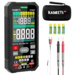 New KAIWEETS ST500Y Auto-ranging AC/DC Smart Digital Multimeter, HD Color Display, Voltage Ohm Tester – 6000 Counts