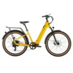 New Velotric Discover 1 Electric Bicycle 500W Motor Max Speed 25km/h 48V 15Ah Battery 97KM Max Range – Yellow