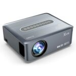 New XNANO X1 Android 9.0 LCD Projector, 1080P Native Output, 12000LM, Dolby Audio, AC WiFi Bluetooth, HDR 10+, Keystone Correction, 8K Decoding, 2GB/16GB, US Plug