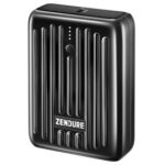New ZENDURE SuperMini 10000mAh 20W PD Power Bank, ZEN+2.0 Technology, 1x USB-C, 2 x USB-A, Black