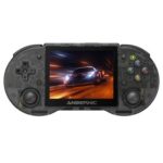 New ANBERNIC RG353P 48GB Retro Game Console, Android Linux Dual OS, 3.5” IPS Screen, 480P Resolution, Rockchip RK3566, 5G WiFi,  Bluetooth, HDMI Out, Supports PSP DC SS PS1 NDC N64 ARCADE GBA SFC FC MD, Black