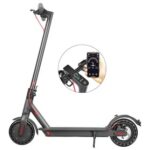 New CMSBIKE D8 Pro Electric Scooter 8.5” Honeycomb Tires 350W Motor 36V 7.8Ah Battery Max Speed 25km/h – Grey