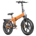 New Engwe EP-2 Pro 2022 Version 750W Motor Folding Fat Tire Electric Bike 13Ah Battery 35km/h Max Speed 100km Range – Orange