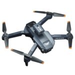 New JJRC H106 4K Adjustable Camera All-Round Obstacle Avoidance Foldable RC Drone Dual Camera Three Batteries – Black