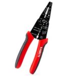 New KAIWEETS KWS-105 5 in 1 Wire Stripping Tool, Terminal Crimping, Electrical Wire Pliers with Screw Cutter