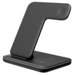 New Multifunctional 15W 3-in-1 Magnetic Wireless Charger for iPhone / iWatch / Earphone, Fast Charging Base Bracket – Black