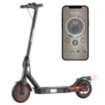 New iScooter i9 Folding Electric Scooter 8.5 Inch Pneumatic Tire 350W Motor 7.5Ah Battery 30km/h Max Speed APP Control Black