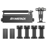 New ATOMSTACK R3 Pro Rotary Roller with Separable Support Module and Extension Towers, 360 Degree Laser Rotating Engrave Irregular Cylinders