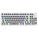 New DUKHARO VN96 RGB Mechanical Gaming Keyboard, 96 Keys 96% DIY Kit Gasket Mount with Knob Control – White