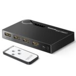 New Ugreen HDMI Switch 3 in 1 Out HDMI Switcher 4K 30Hz with Remote HDMI 3 Port Box Hub Supports HDR CEC 3D HDCP1.4