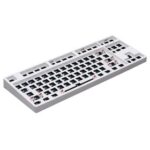 New ACGAM MMD87 BT5.0 2.4G Type-C Connection 87 Keys Hot-Swappable Mechanical Keyboard DIY Kits – White