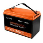New CHINS 12V 100Ah LiFePO4 Lithium Battery, Built-in 100A BMS, for Replacing Most of Backup Power Off-Grid
