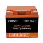 New CHINS 12V 50Ah LiFePO4 Battery, Built-in 50A BMS, 2000+ Cycles, Perfect for RV, Caravan, Solar, Marine, Home Storage and Off-Grid