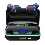 New E10 TWS Gaming Wireless Bluetooth 5.1 Low Latency Hi-Fi Stereo Stereo Headphones Black