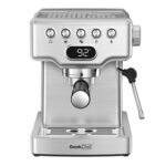 New Geek Chef GCF20E Espresso Maker Coffee Machine with Foaming Milk Frother Wand, 1350W 20 Bar Pump Pressure, 1.8L Water Tank, with Safety Valve