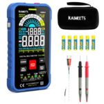 New KAIWEETS KM601 Digital Multimeter, 10000 Counts True-RMS Meter, Smart Mode Manual Mode, LED Lightning Jacks, Auto-Lock – Blue