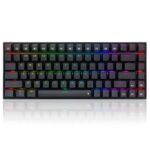 New Redragon K629-RGB Phantom RGB  Backlight Mechanical Gaming keyboard 84 keys Red Switch – Black
