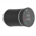 New MoesHouse Tuya ZigBee3.0 Radiator Actuator Valve Smart Programmable TRV Thermostat Temperature Controller LED Display Alexa Voice Control – Black