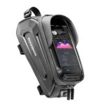 New ROCKBROS Bicycle Bag Waterproof Touch Screen Cycling Bag Top Front Tube Frame MTB Road Bike Bag 6.5” Phone Case