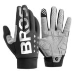 New ROCKBROS Cycling Gloves Shockproof Wear Resistant Full Finger Windproof Gloves Breathable Lengthen Warm MTB Glove – XL