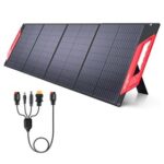 New ROCKPALS RP083 120W Portable Foldable Solar Panel, 23.5% High Efficiency, IP65 Waterproof, Support Parallel