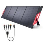 New ROCKPALS RP085 200W Portable Foldable Solar Panel, 23.5% High Efficiency, IP65 Waterproof, Support Parallel