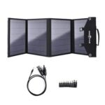 New ROCKPALS SP002 60W Foldable Solar Panel, 21.5%-23.5% High Efficiency, Waterproof, Support Parallel