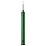New SUNUO P40-B Intelligent Visual Metal Ear Cleaner Otoscope, 5MP HD Camera, 6-Axis Gyroscope, Silicone Ear Spoon – Green