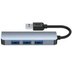 New USB Hub 3.0 4 Ports Hub Adapter, Plug and Play, for Computers, Mobile Phones, Laptops