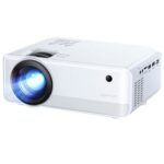 New Apeman 4000 Lumen 720P Supported Mini Projector, 200” Display 50000 Hrs LED Life, Dual Speakers Portable Projector