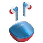 New QCY G1 TWS V5.2 Bluetooth Gaming Earbuds 45ms Low Latency Headphone Stereo Sound 4 Mic+ENC Blue & Red