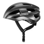 New ROCKBROS Bicycle Helmet with Integrated Taillight MTB Road Cycling Helmet – Titanium