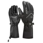 New ROCKBROS S278 Heating Gloves for Cycling, Touchscreen Motorcycle Bicycle Breathable Waterproof Gloves – XL