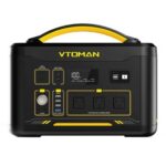 New VTOMAN Jump 1000 Portable Power Station, 1408Wh LiFePO4 Battery Solar Generator, 1000W Pure Sine Wave AC Outlets, Capacity Expandable, 12 Ports, LED Light