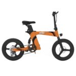 New Z7 Electric Bike for Commuting 20 Inch Tires 350W Motor 32km/h Max Speed, Dual 36V 8Ah Batteries, Disc Brakes, 120kg Load – Orange