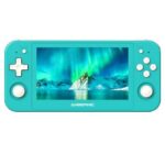 New ANBERNIC RG505 Handheld Game Console+128GB TF Card 3000 Games, Unisoc Tiger T618 64-bit Cota-core, 4.95” OLED Touch Screen, 4+128GB Memory, Android 12, 5000mAh Battery, 8H Play Time, 2.4/5G WiFi – Turquoise