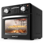 New Geek Chef GTO10PB 1400W Air Fryer Oven, 10QT Capacity Multifunctional Toaster Oven, 360 Degree Hot Air Circulation