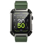 New LOKMAT OCEAN 2 PRO Bluetooth Call Smartwatch 1.85” TFT Screen Heart Rate, Blood Pressure Monitor, 450mAh Battery – Green