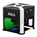 New WAINLUX K6 Mini Laser Engraver Cutter, 3W Laser Power, 0.05mm Precision, Adjustable Focus, Offline Engraving, Built-in Exhaust Fan, App Connection, 80*80mm