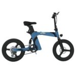 New Z7 Electric Bike for Commuting 20 Inch Tires 350W Motor 32km/h Max Speed, Dual 36V 8Ah Batteries, Disc Brakes, 120kg Load – Blue