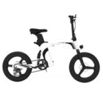 New Z7 Electric Bike for Commuting 20 Inch Tires 350W Motor 32km/h Max Speed, Dual 36V 8Ah Batteries, Disc Brakes, 120kg Load – White